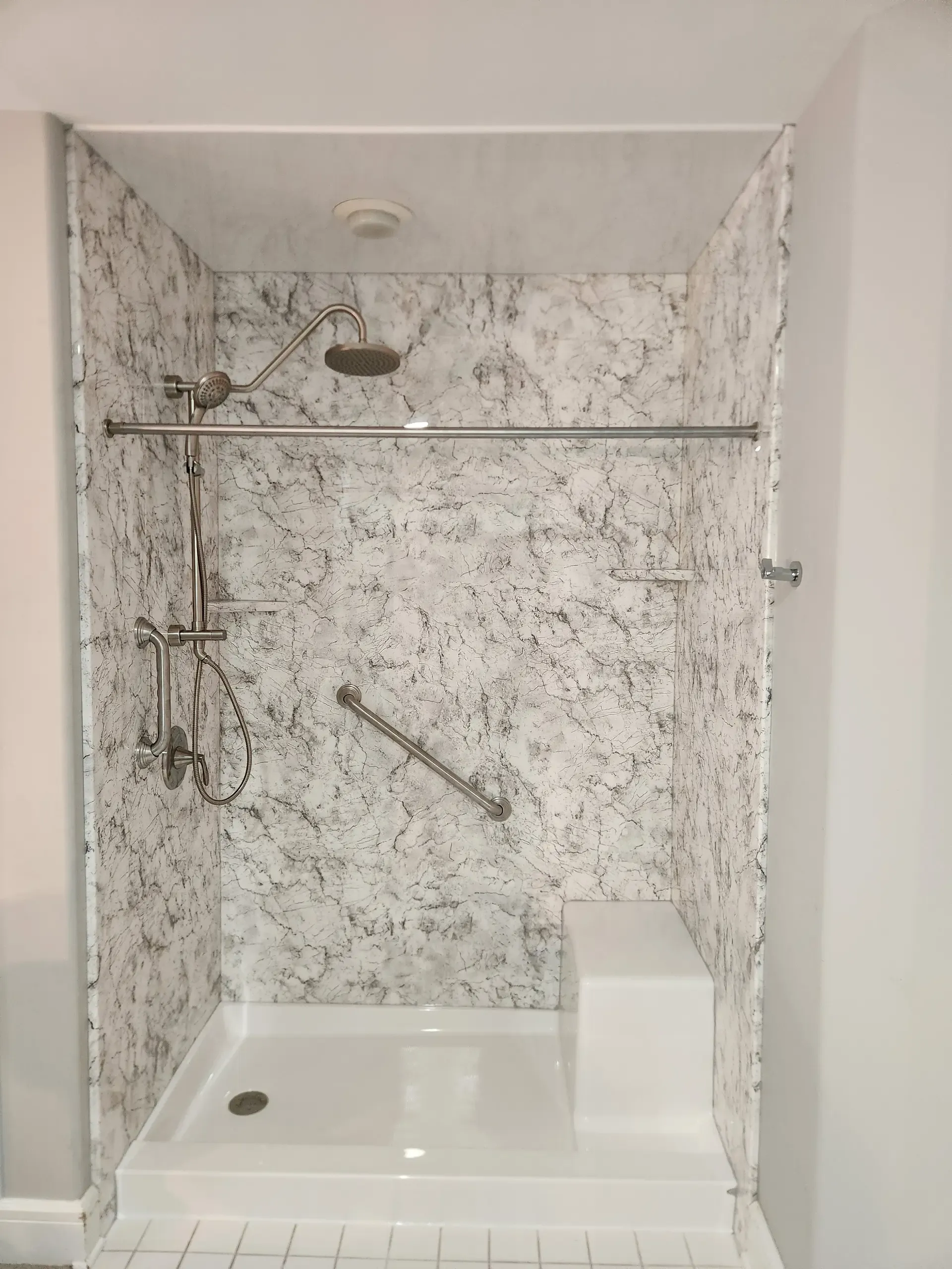 Tub-to-Shower Conversion